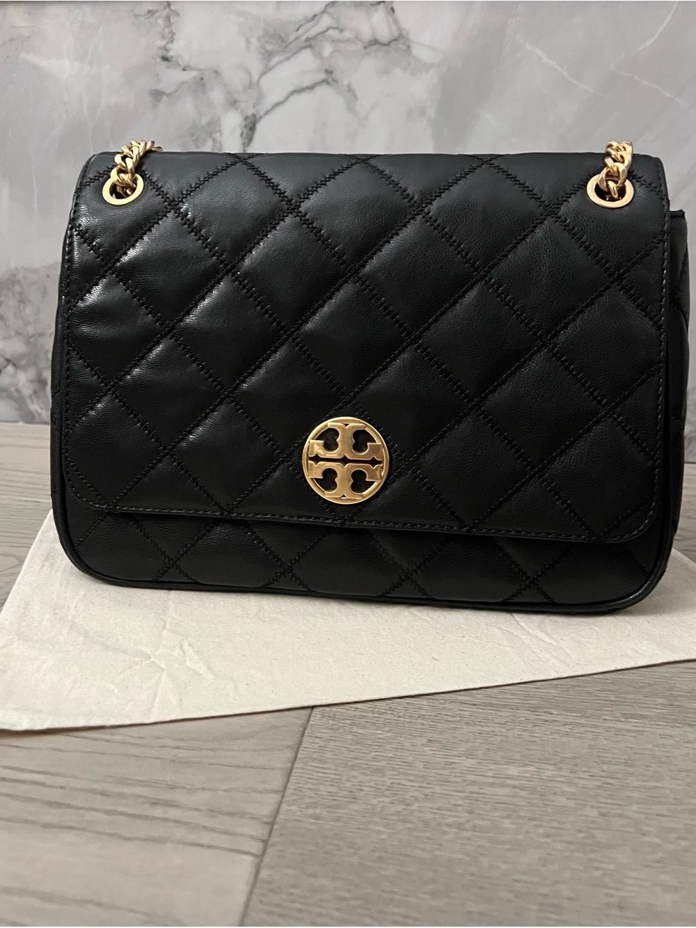 Tory Burch Willa Shoulder Bag - Black (Large)